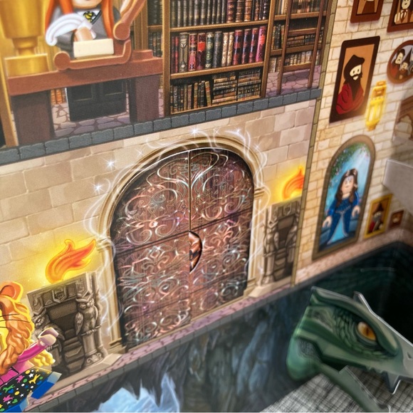 LEGO Harry Potter Wizarding Duels Potter vs Malfoy Pop Up Scenes Barely Used - Picture 8 of 12